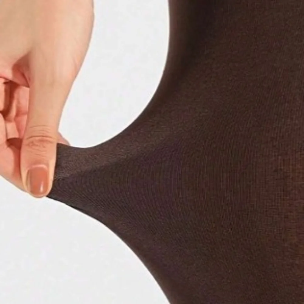 BROWN Stockings • Tights • Hoisery • Pantyhose - (One size - fits S, M, L) - Picture 6 of 10